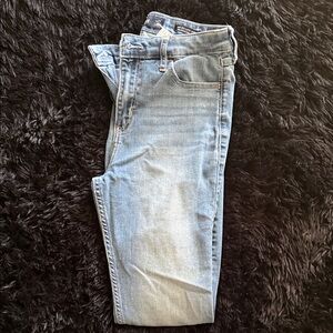 Hollister High-Rise Super Skinny Jeans - Light Blue